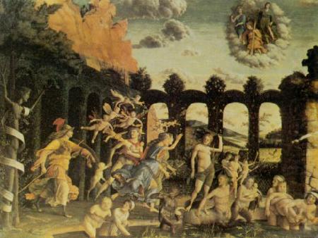 Triumph of the Virtues, Andrea Mantegna